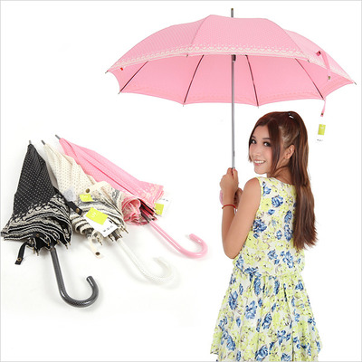 나염 도트 장우산